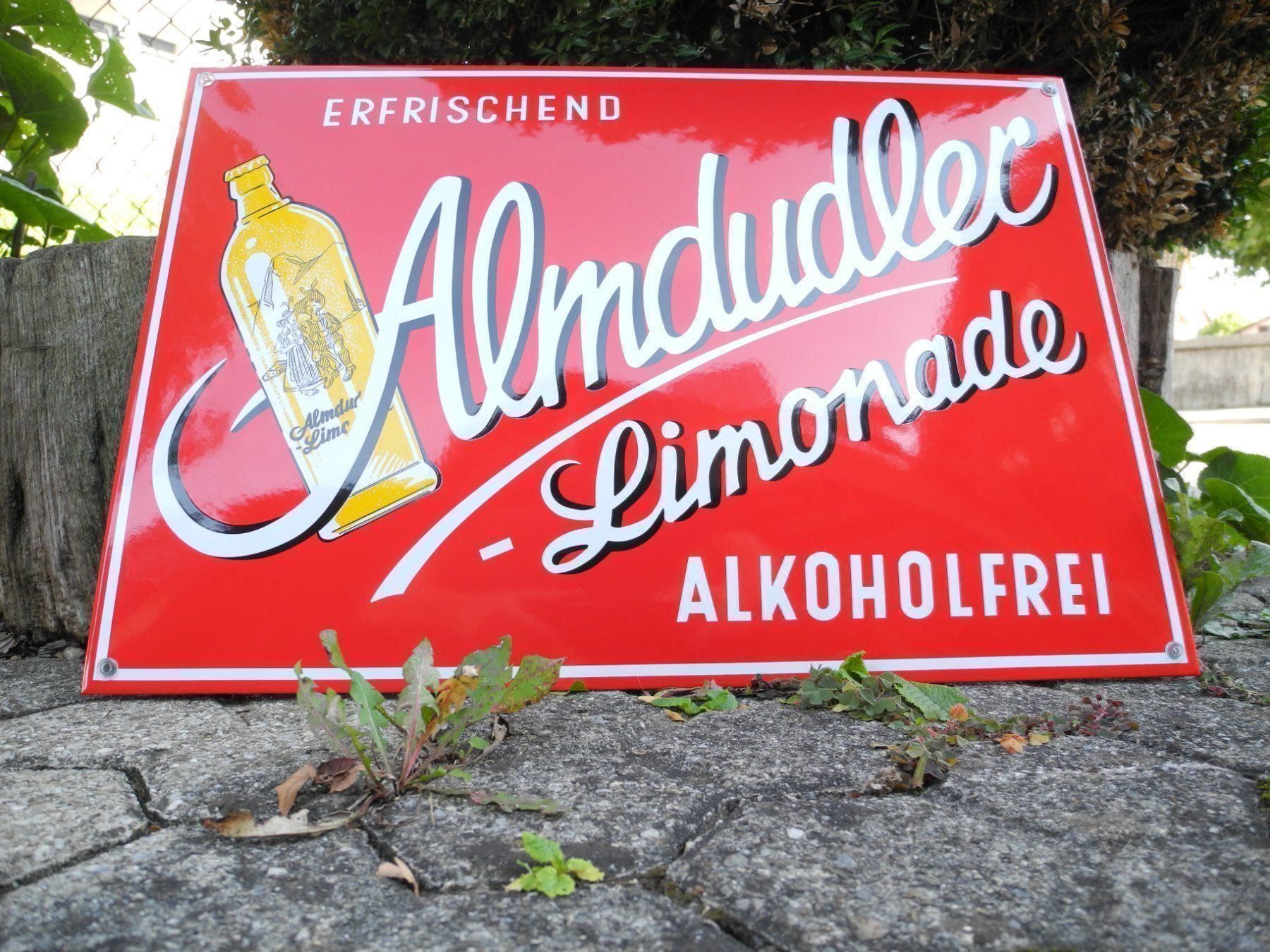 Schilder: ALMDUDLER EMAILSCHILD – Neu (gemäss Beschreibung) aus Reinach AG von Huckleberrysix