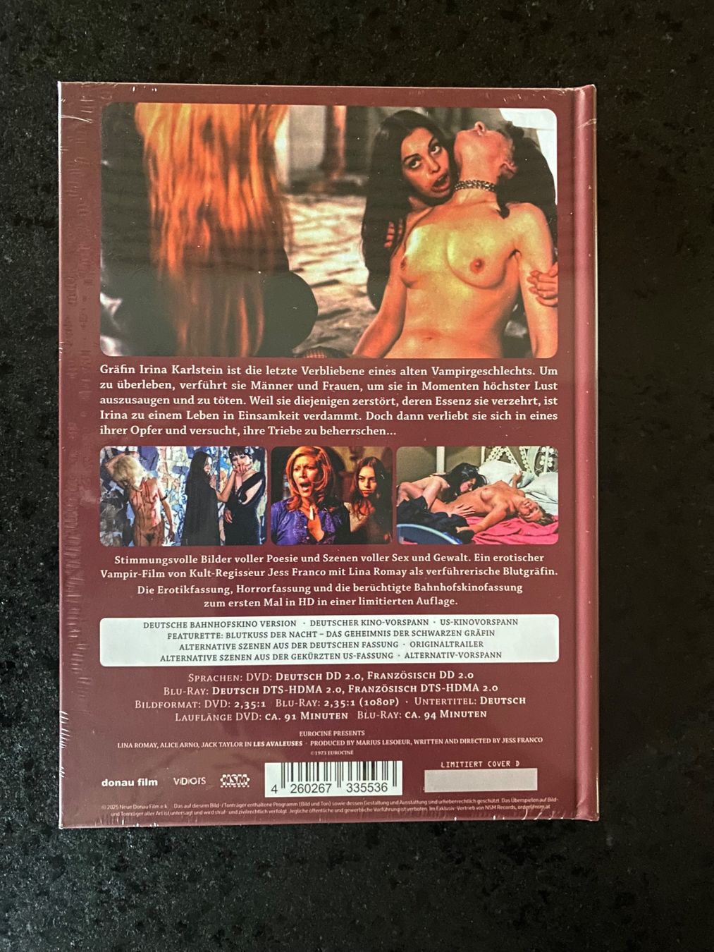 Tutti i DVDs: Female Vampire Mediabook Blu-ray + DVD OVP – Nuovo e nell'imballaggio originale da Schmitten FR venduto da FilmRarities 1