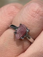 100 % echter Rosa Turmalin Ring– Edelsteinring