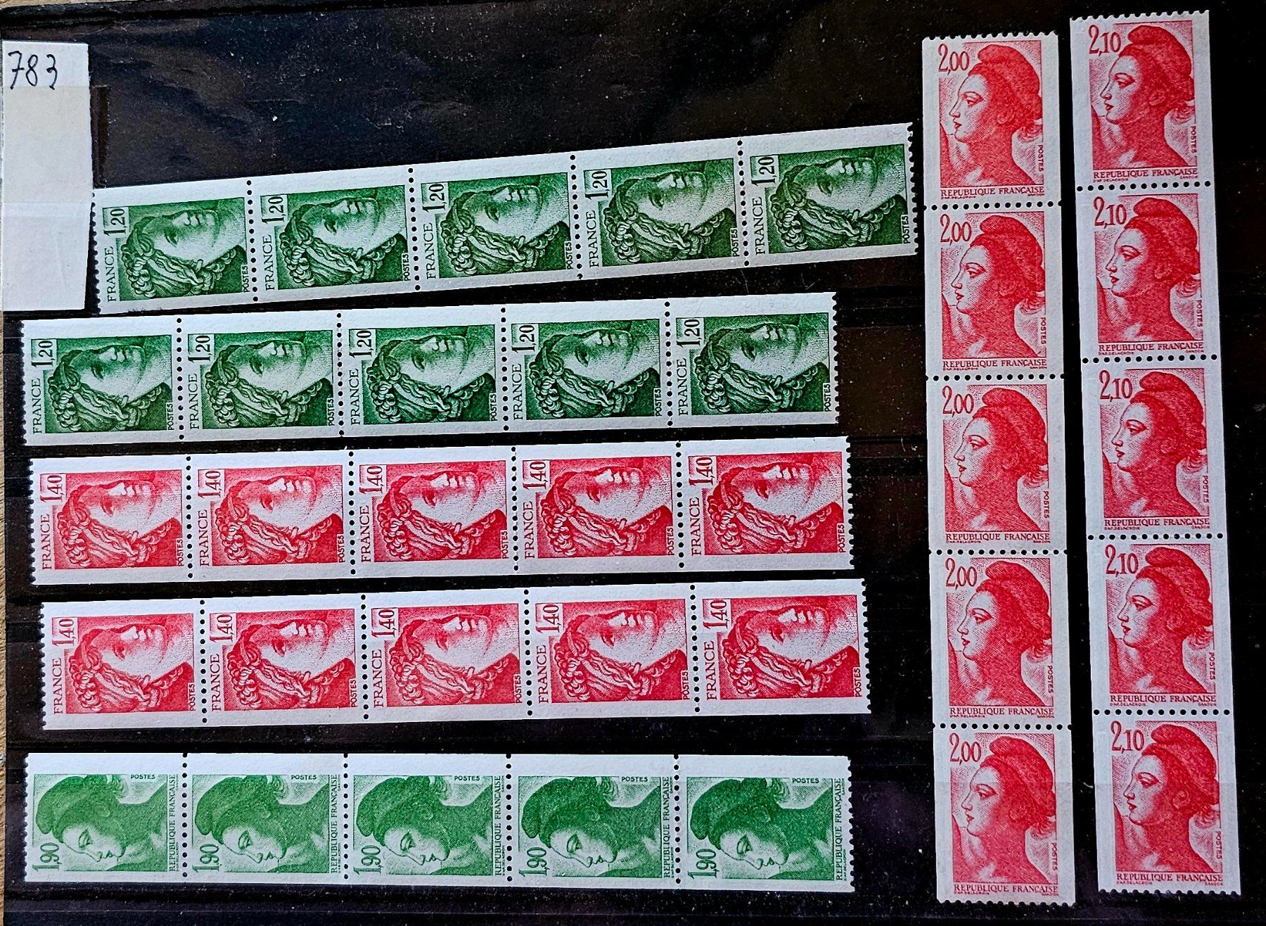 Tous les timbres: FRANCE timbres neufs ** – Neuf (Voir description) à Les Valettes par Nuba1