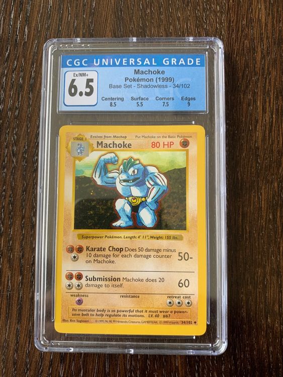 Pokemon Shadowless PSA Machoke (Neu (gemäss Beschreibung)) in Lyssach ...