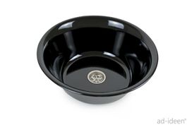 Edelstahl Spülbecken + Ablauf 24cm Rund