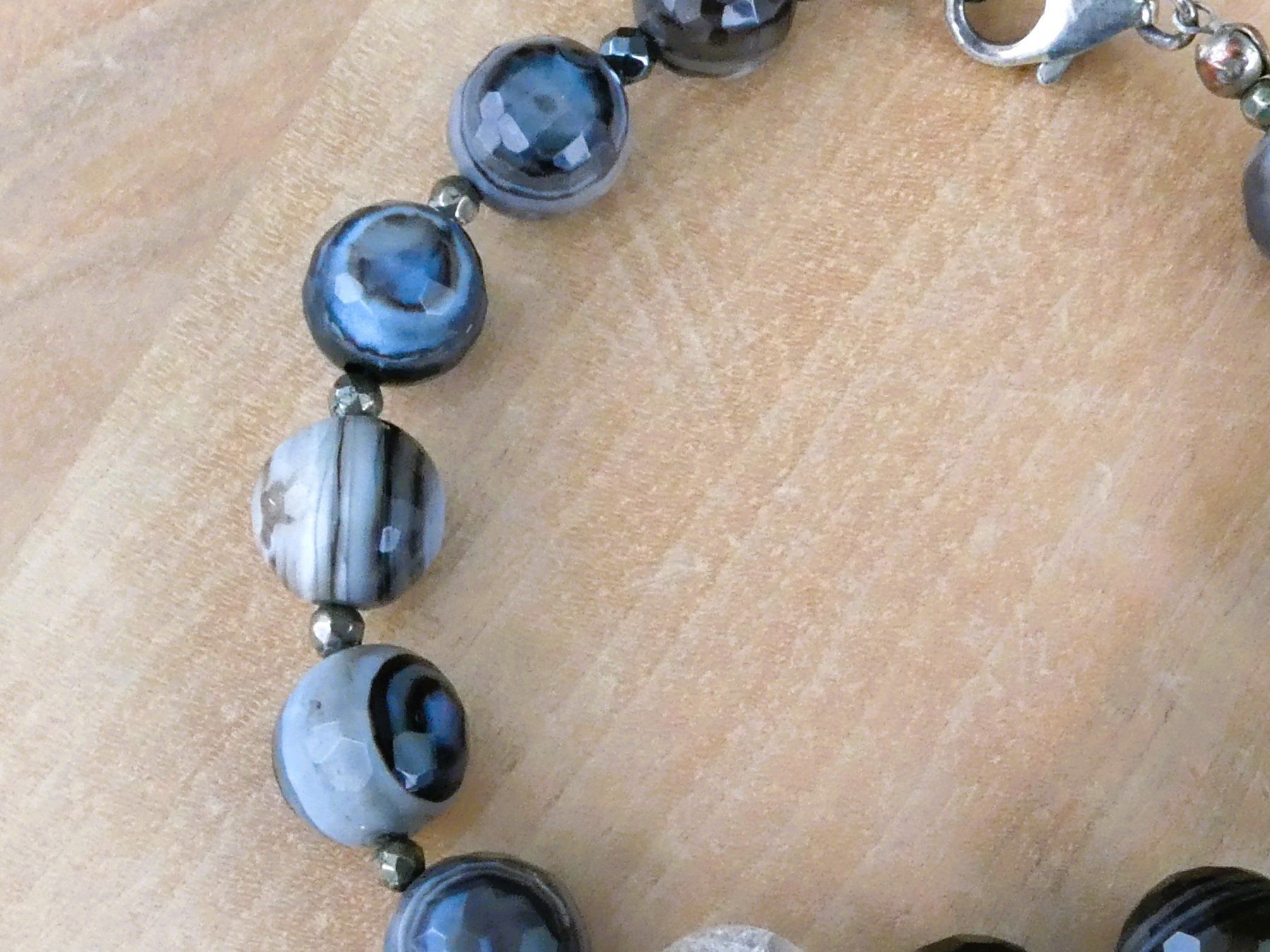 Bracciali & Braccialetti: Armband Botswana - Achat Silber 925er – Usato da Beromünster venduto da legolas_mt-gd 3