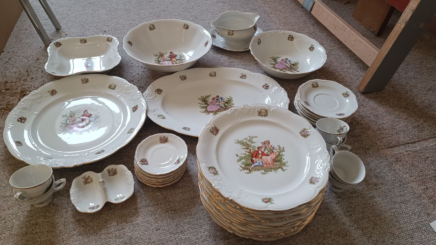 Services de table: Romantisches Tafelset – D'occasion à Baden par zuppel