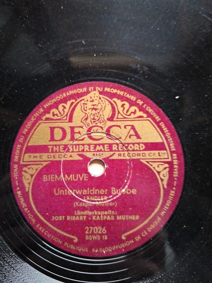 Schallplatten: 7 alte Langspielplatten mit Original Coover ca. 1945-1950 – Gebraucht aus Alpnach Dorf von MZ001 8