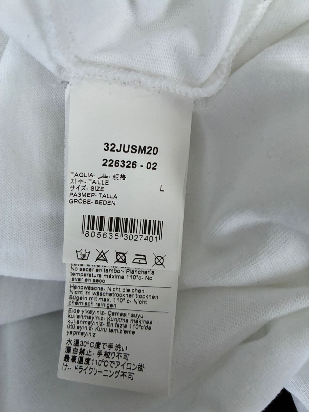 T-shirt: Just Don Longsleeve Weiss L – Usato da Liestal venduto da oro_g 2