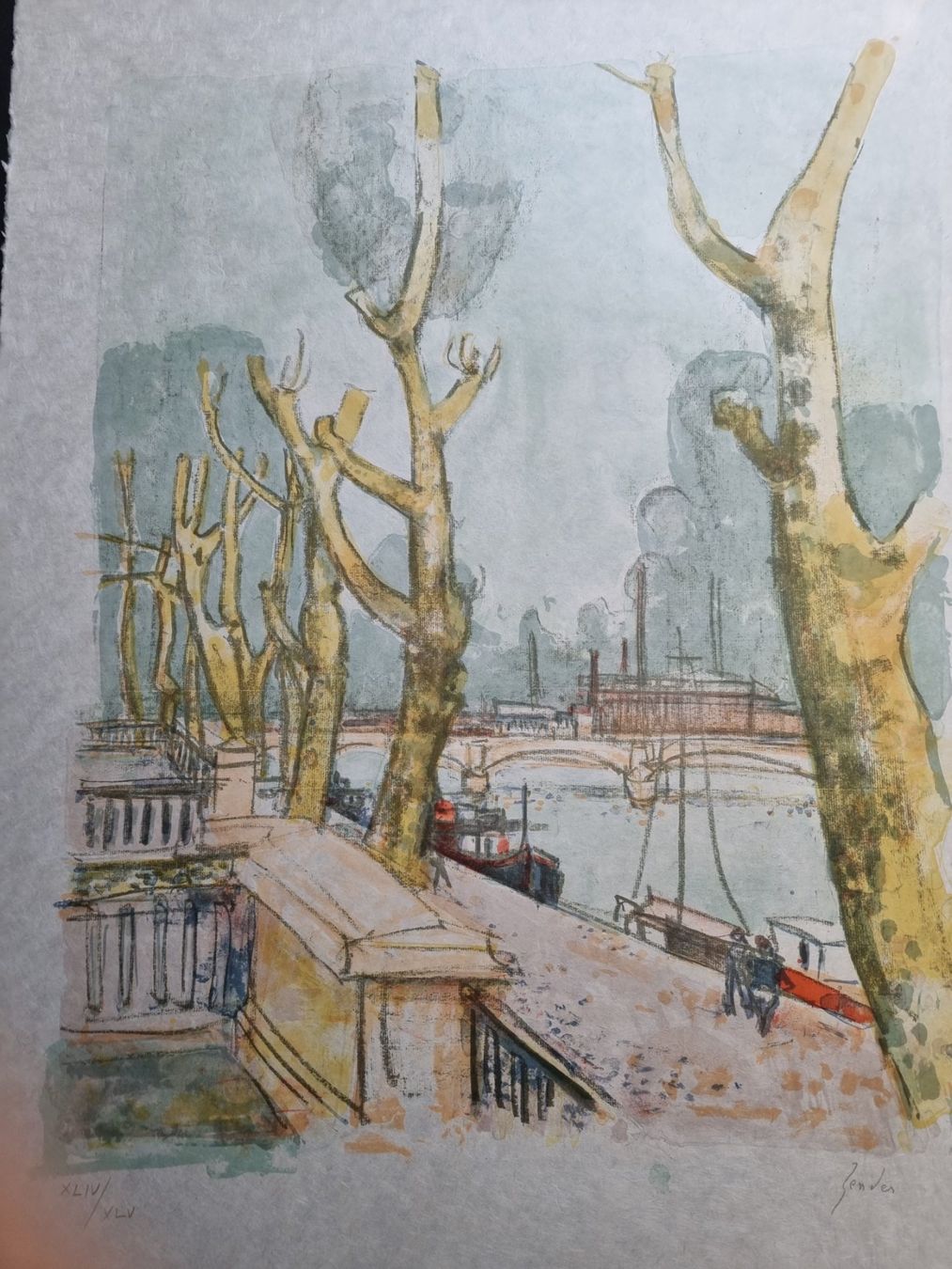 Grafiken & Lithographien: RUDOLF ZENDER LITHOGRAPHIE SIGNIERT NUMMERIERT – Gebraucht aus Gersau von kunst-online