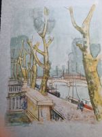 RUDOLF ZENDER LITHOGRAPHIE SIGNIERT NUMMERIERT