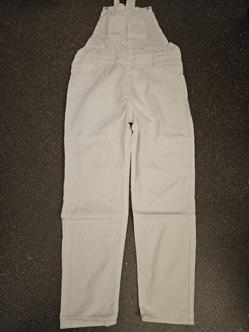 Pantaloni: weisse Latzhose, Grösse XL – Nuovo e nell'imballaggio originale da Anwil venduto da tamoos