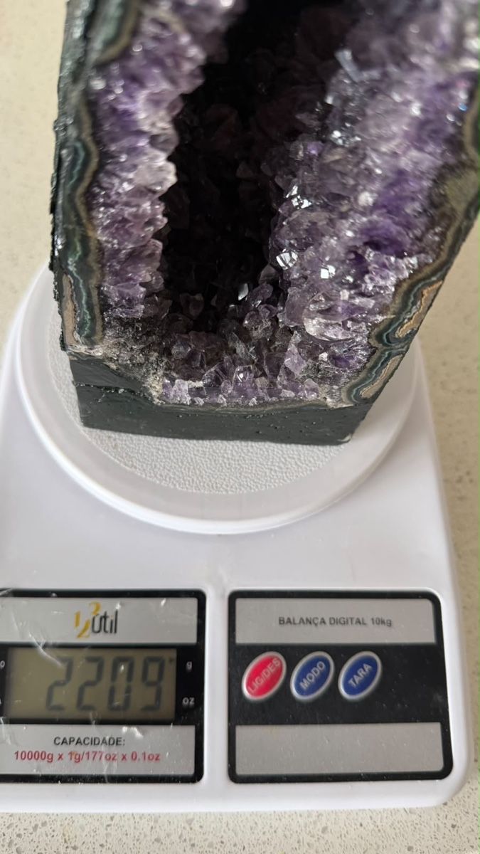 Minerali & Pietre curative: Amethyst - Natural Brazilian Geode – Nuovo (secondo la descrizione) da Basel venduto da mag_y7xj 4