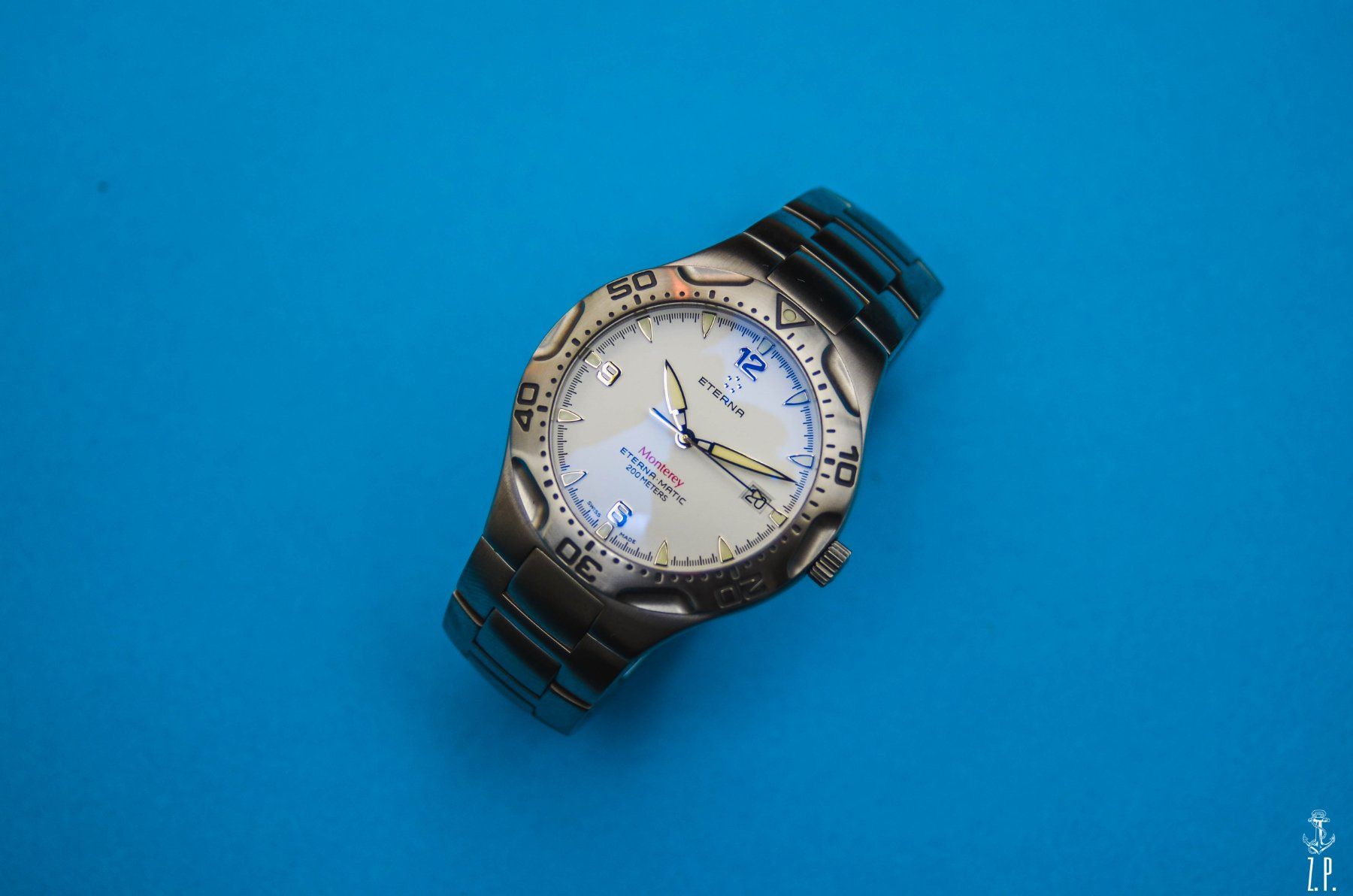 Eterna Orologi: Eterna Monterey Automatic White Dial Selten Model - 200m – Usato da Boswil venduto da ZPwatches 2
