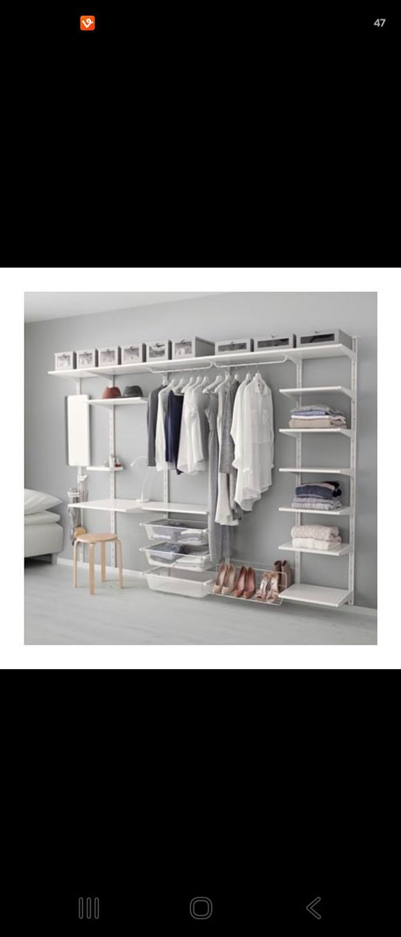 Ikea Armadi: IKEA ALGOT Wandsystem / offener Kleiderschrank – Usato da Huttwil venduto da Rahanny01 1