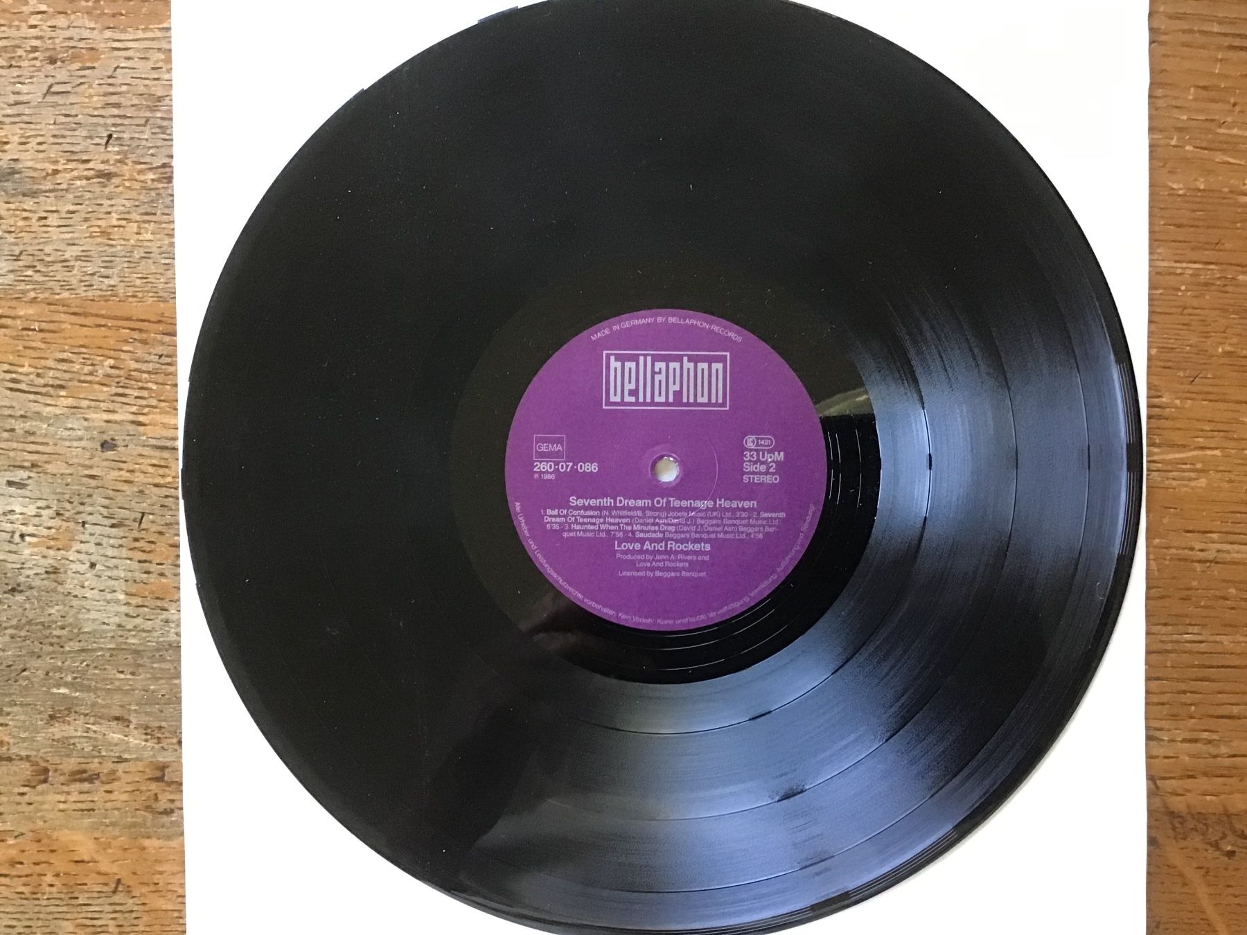 Dischi in vinile: LP Love and Rockets – Usato da Fully venduto da Ruby97 3