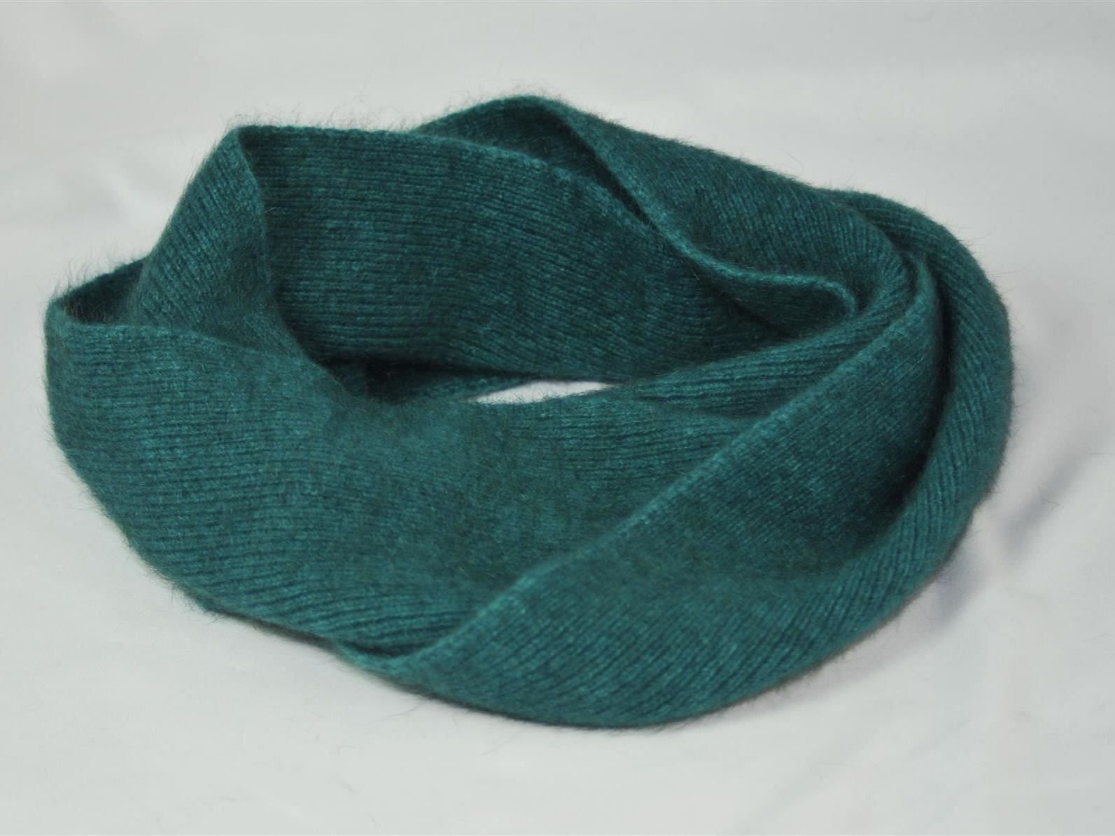 Foulard & Sciarpe: Possum Rundhalstuch petrol-grün – Nuovo e nell'imballaggio originale da Zollikofen venduto da marys-choice
