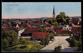 AK Herzogenbuchsee, Ortsansicht mit Kirche und Häusern