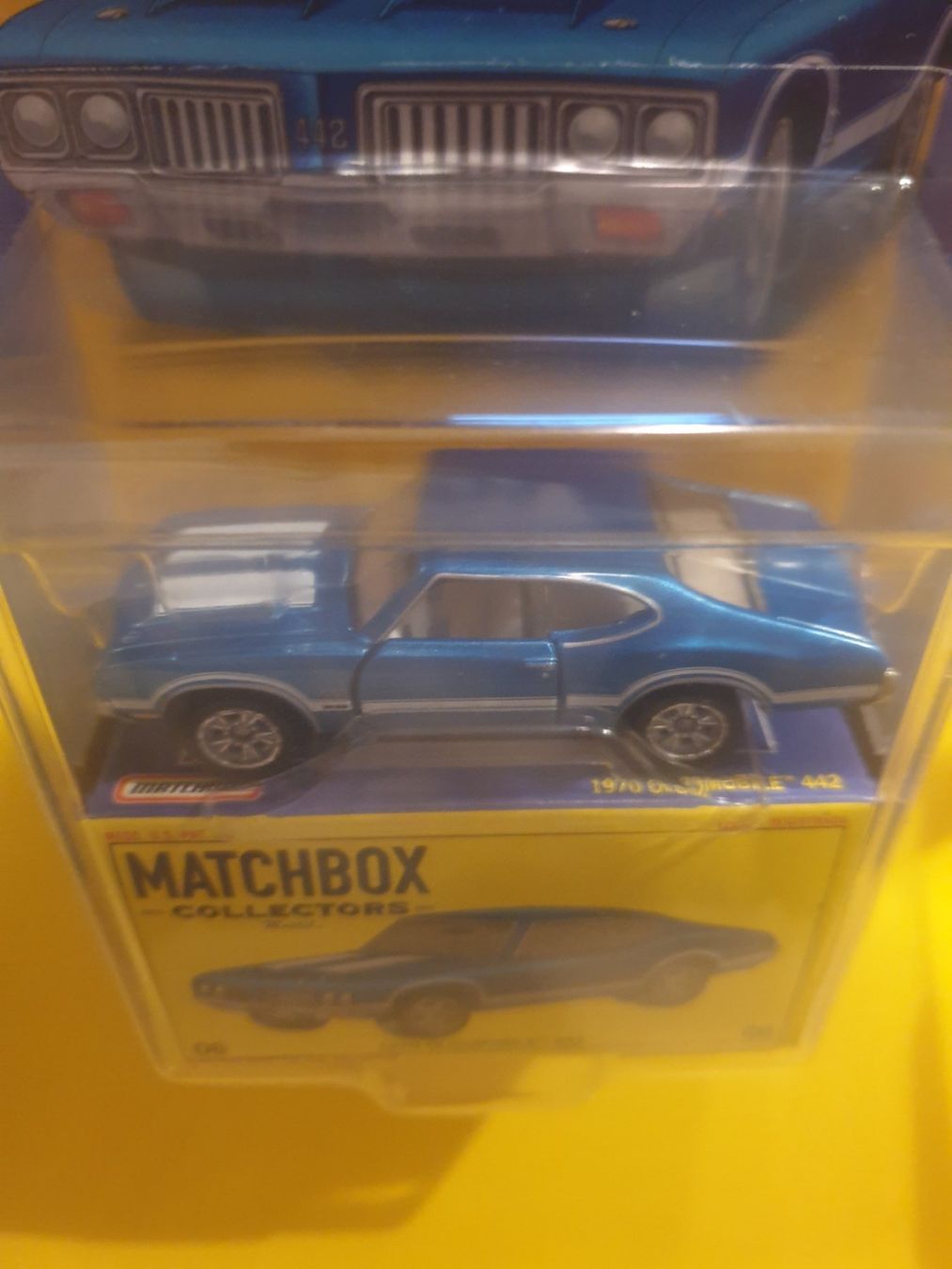 Matchbox Modellini d'auto: Matchbox 1970 OLDSMOBILE 442 – Nuovo e nell'imballaggio originale da Oftringen venduto da Rotor 4