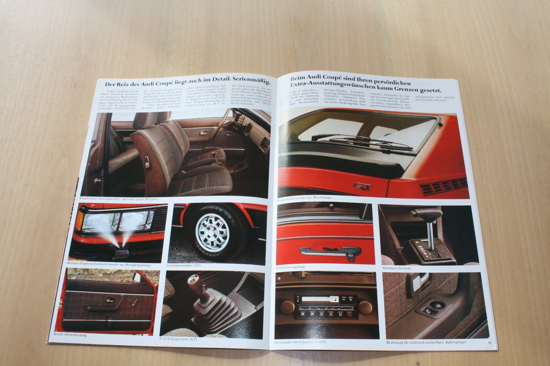 Audi Documenti: Audi Coupé Prospekt 1/1982 – Usato da Wikon venduto da erwin400 7