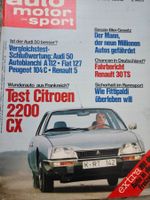 AMS 9/75 Citron CX 2200 GSX R 30 5 Audi 50 A 112 127 104  xa