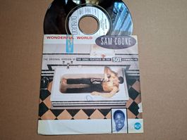 Sam Cooke Wonderful World Vinyl 7" RCA PB45871