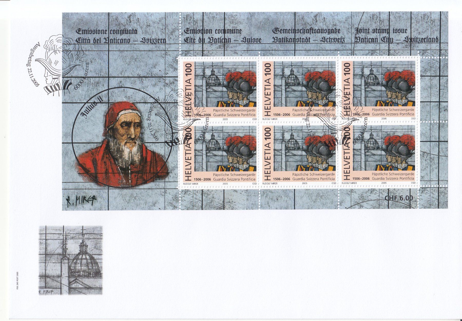 Tutti i francobolli: SBK 1183 - 1184 Kleinbogen FDC – Usato da Bürglen TG venduto da StampGraf 2