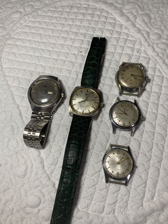 Lot De 5 Montres Mécaniques Pour Femme – Bracelets, Occasion (Réf 11491J)