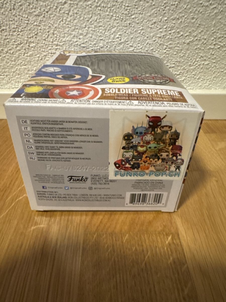 Funko Statuette: Funko Pop! Soldier Supreme 679 Special Edition – Nuovo e nell'imballaggio originale da Suhr venduto da Dominick 4