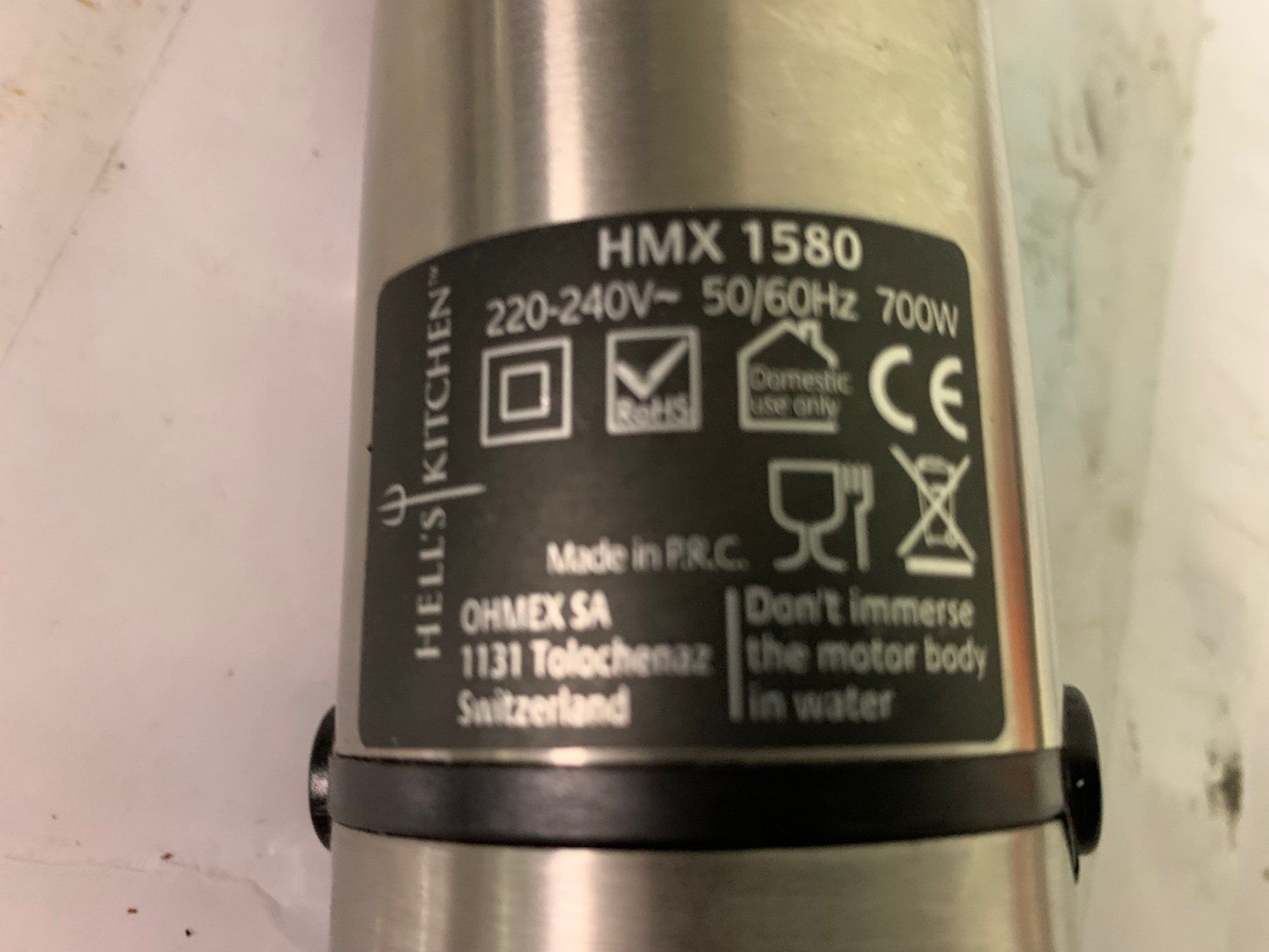 Appareils de cuisine: Stabmixer Hellskitchen HMX1580 * Defekt – Défectueux à Emmen par newcar4you 2