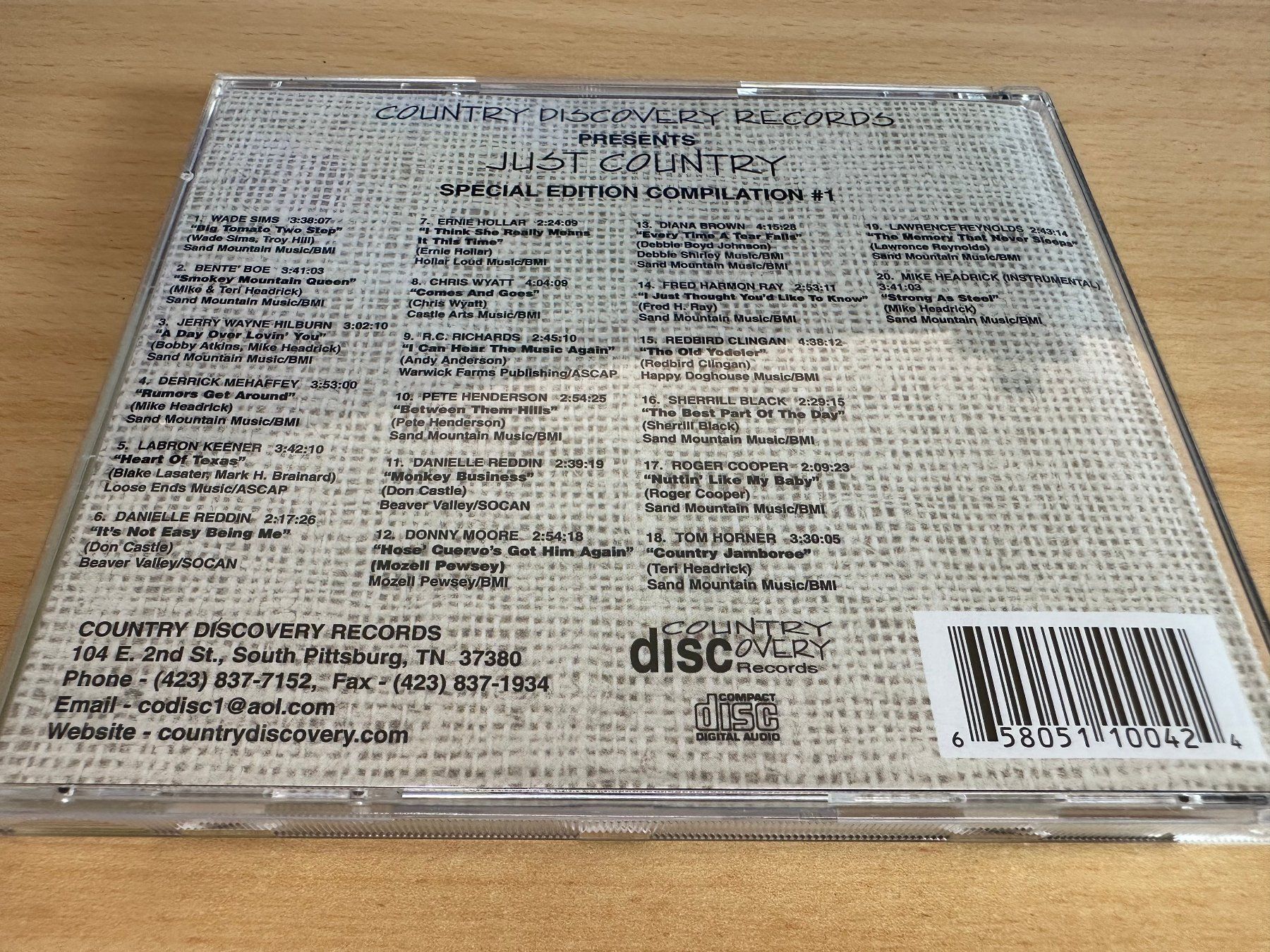 CDs: Just Country - Special Edition Compilation 1 – D'occasion à Rikon im Tösstal par Alpenmutz 1