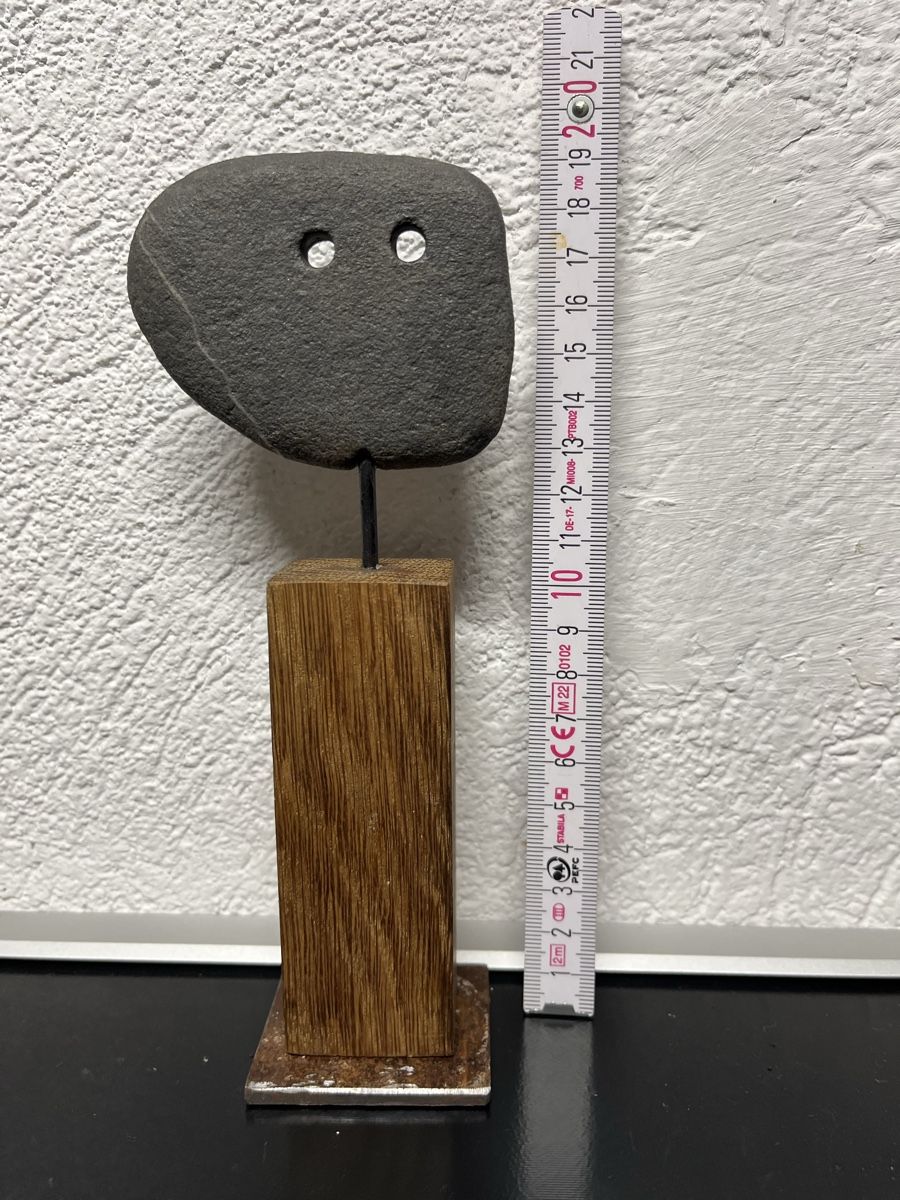 Figurines: Statuette originale en pierre et bois – D'occasion à Lausanne par joltei 2