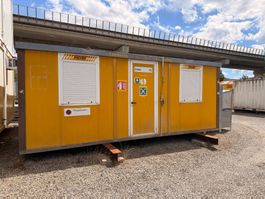 Baustellencontainer / Alte Baustellenbaracke