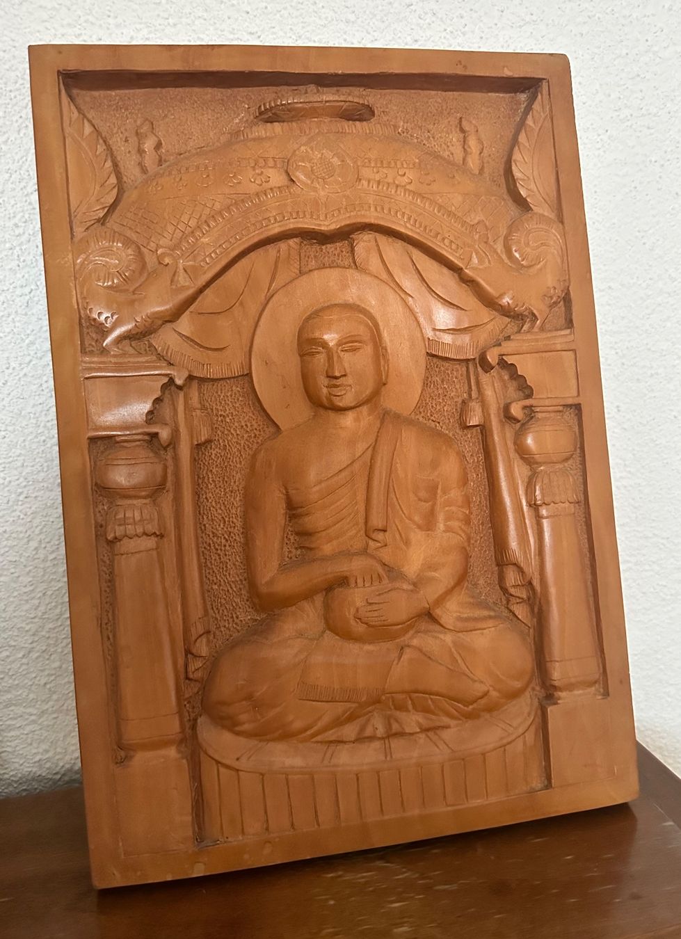 Foto & Immagini: Wunderschönes Buddha-Bild aus Holz – Usato da Muri AG venduto da Shoshana5 1