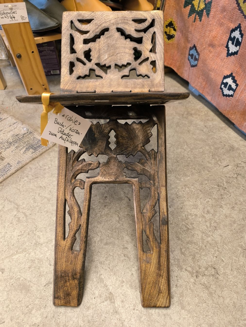Altro in Decorazioni & Accessori: Handgeschnitzter Buchständer / Koranständer aus Holz – Nuovo (secondo la descrizione) da Zürich venduto da gobel 6