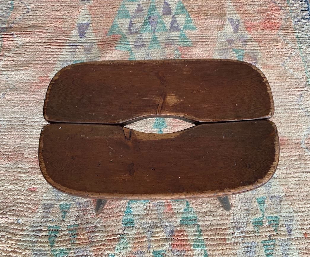 Stühle: Ilmari Tapiovaara Pirkka stool – Gebraucht aus Bern von Zmodern_VIN 6