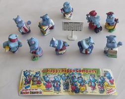 Happy Hippo Company 1994 Vintage Figuren Kinder Überraschung