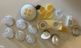 Medela Swing Maxi Doppelmilchpumpe mit Zubehör