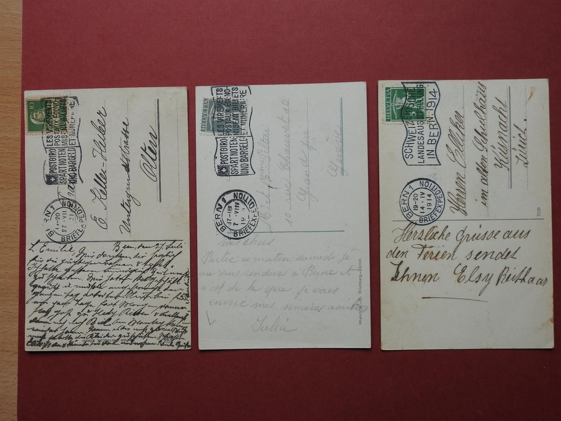 Cartoline postali: Bern  - 3 schöne AK, belebt !! – Usato da Rain venduto da 999-800-K 4