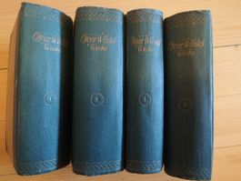 Oscar Wilde Werke 4 Bände Globus Verlag Berlin antik