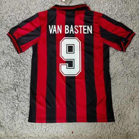 AC Milan Van Basten #9 Retro Trikot, Top Zustand,  XL