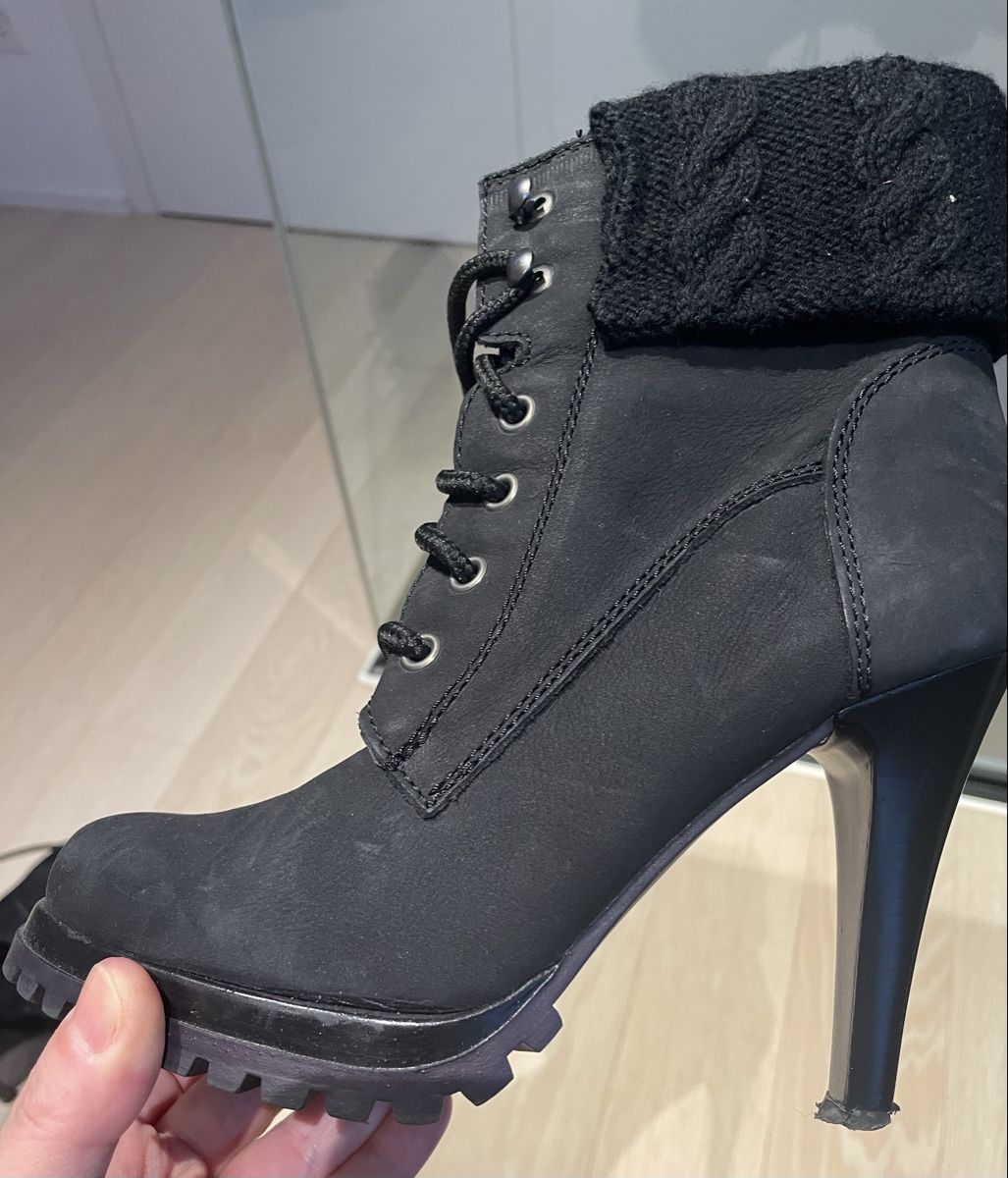 Damenschuhe: Black High Heel Boots, EU 36 – Neu (gemäss Beschreibung) aus Oberwil BL von Stellochkas 1