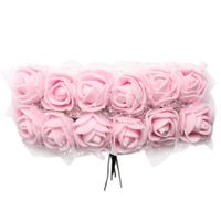 Rosen Mini Blumen 12stück (a6)
