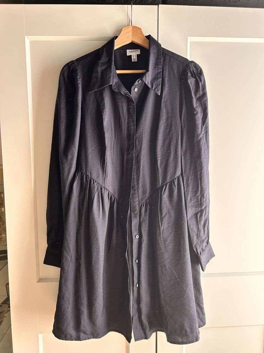 Vero Moda Kleider: Dunkelblaues Hemdblusenkleid Gr. M – Neu (gemäss Beschreibung) aus Schaffhausen von Lisalisa00