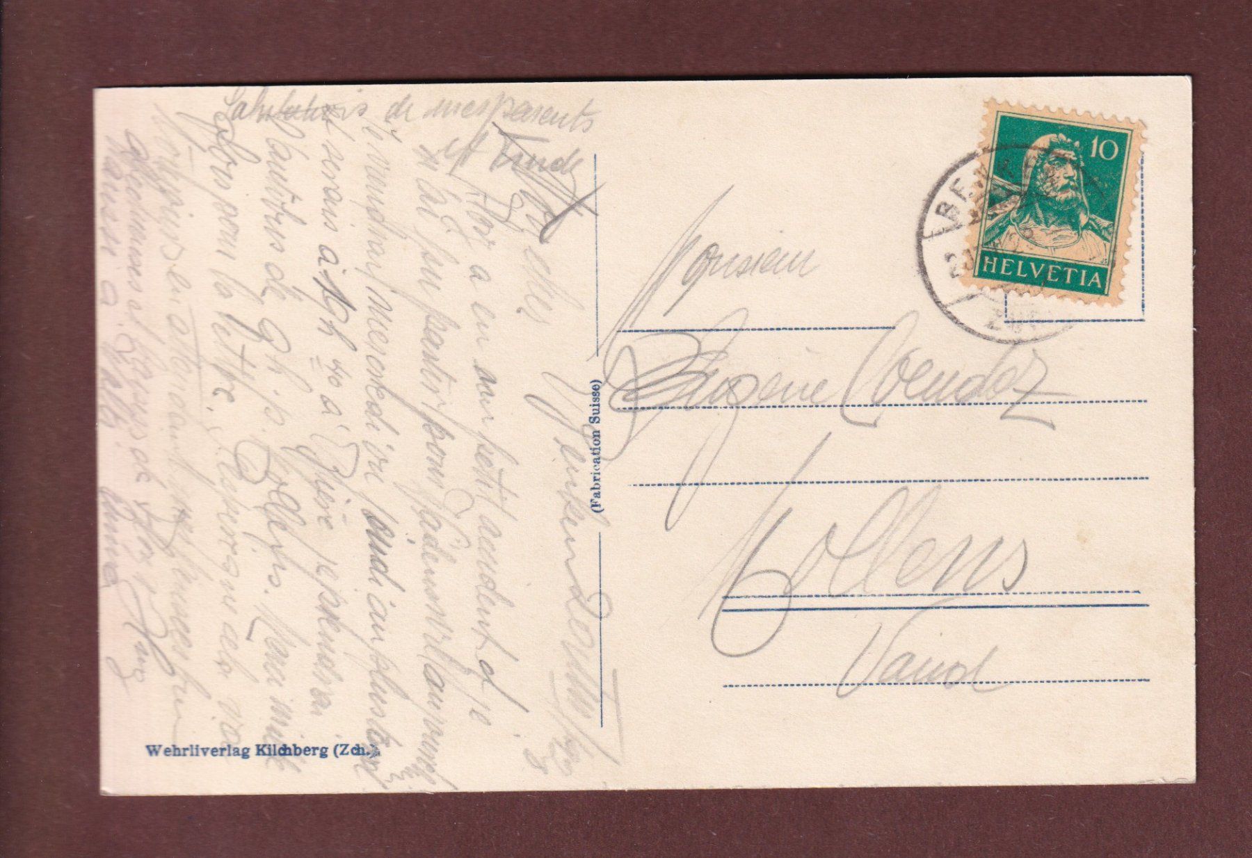 Cartes postales: SCHAFFHAUSEN - Teilansicht - 1928 – D'occasion à Pully par nicecards-shop 1