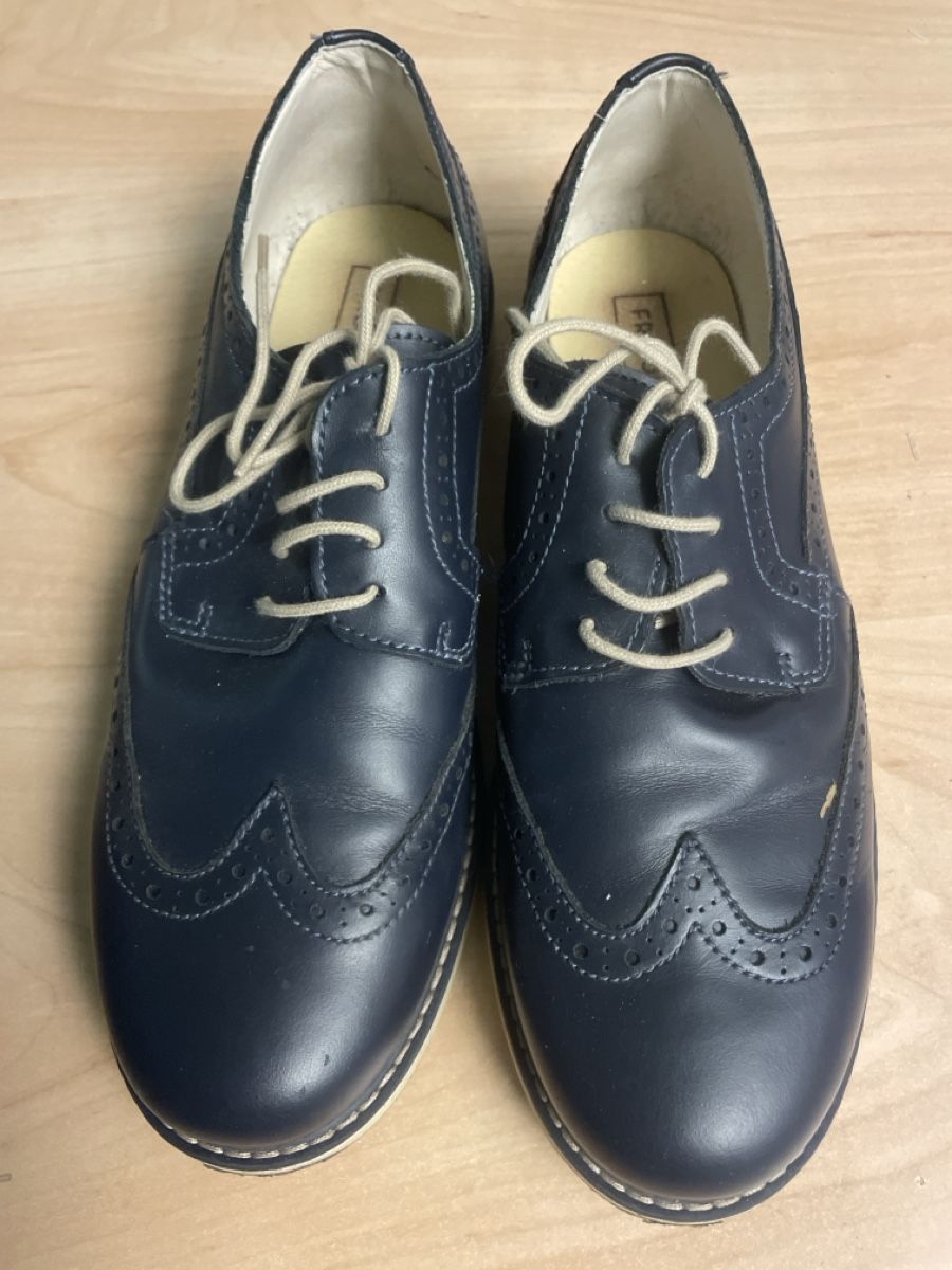 Friboo Scarpe per ragazzi: Friboo Leder Schnürschuhe dunkelblau Gr. 38 – Usato da Obergerlafingen venduto da cabo4 1