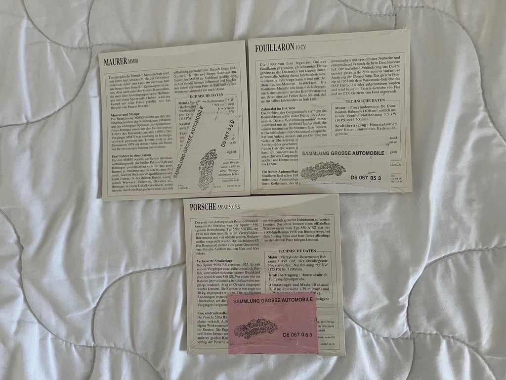 Libri: 3X SAMMLUNGEN BILDER GROSSER AUTOMOBILE – Usato da Steinach venduto da Momoco 1