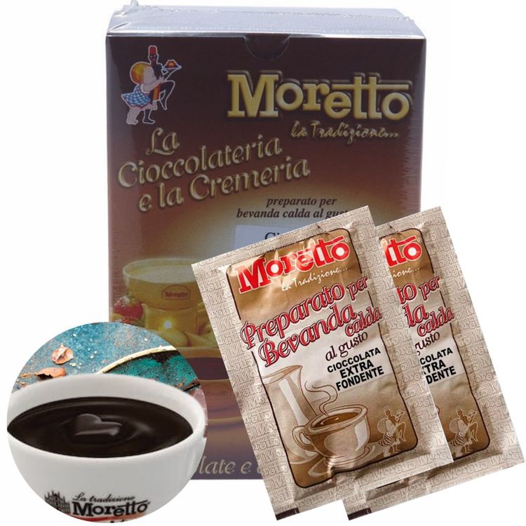 Heisse extra dunkle Schokolade Moretto (12x30g) | Kaufen auf Ricardo