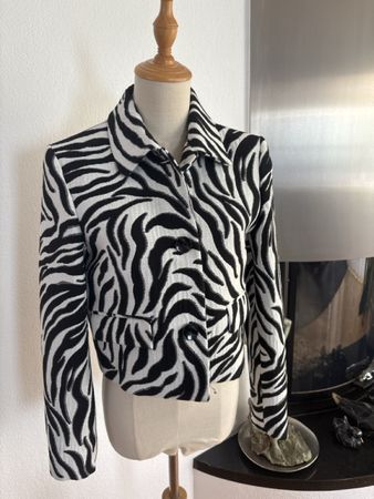Mango Blazer Jacke Gr S Zebra