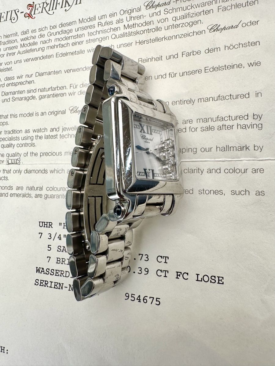 Chopard Orologi: Chopard Happy Sport Ref. 27/8325-23 | 7 Floating Diamonds |  – Usato da Birrwil venduto da wata90 3