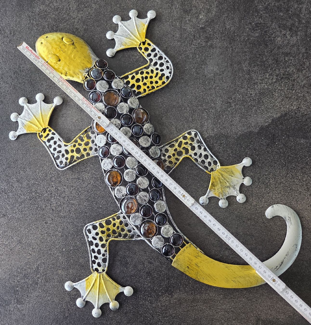 Alle Dekorationen: Gecko, Eidechse Wand Deko aus Metall – Gebraucht aus Klingnau von Groofty69 3