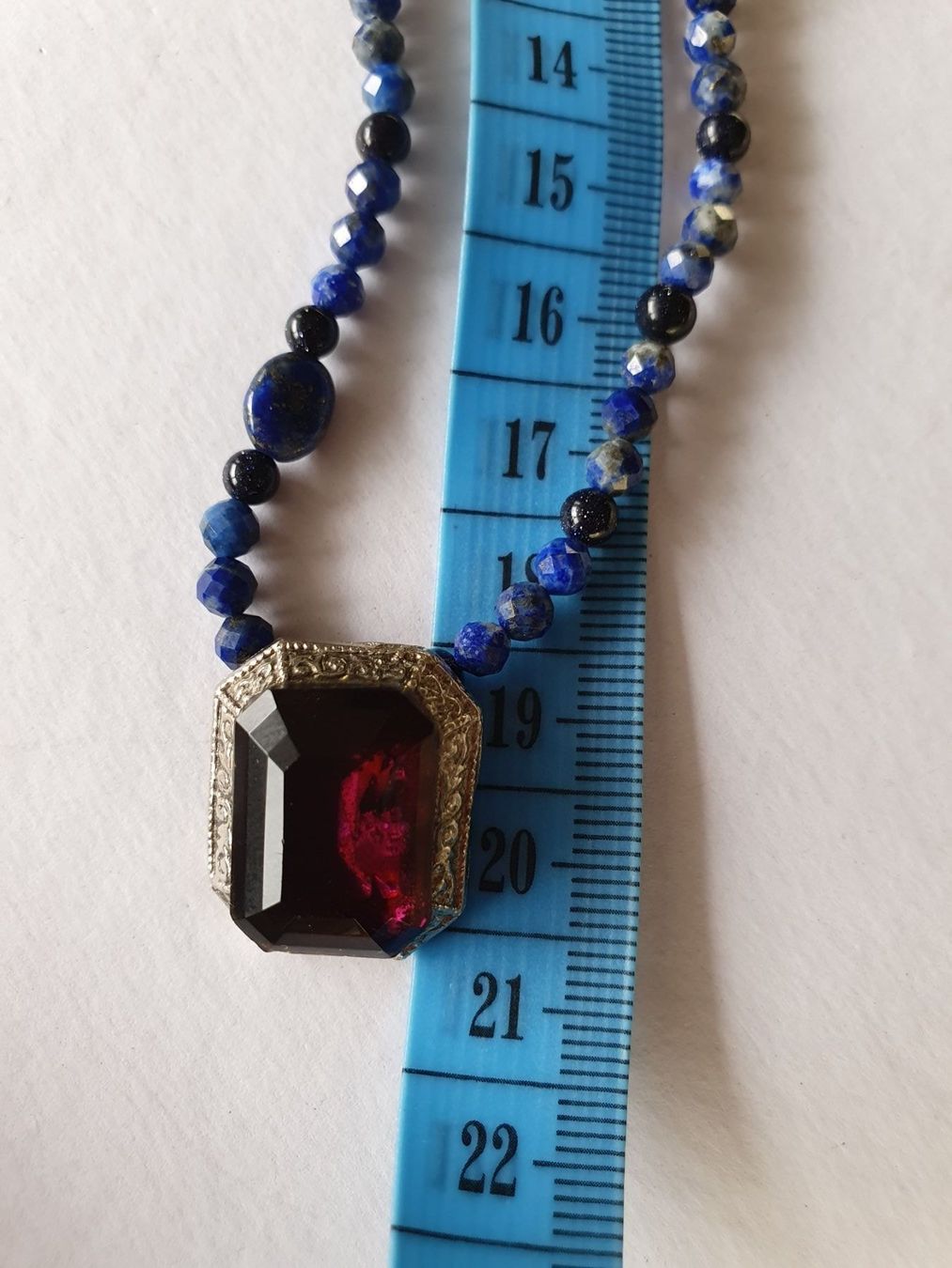 Catenine: Lapislazuli mit alt Anhänger – Nuovo (secondo la descrizione) da Benglen venduto da Meercat3 7