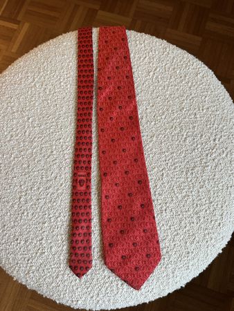 Vintage Designer Krawatte Gianni Versace Seiden Krawatte Rot